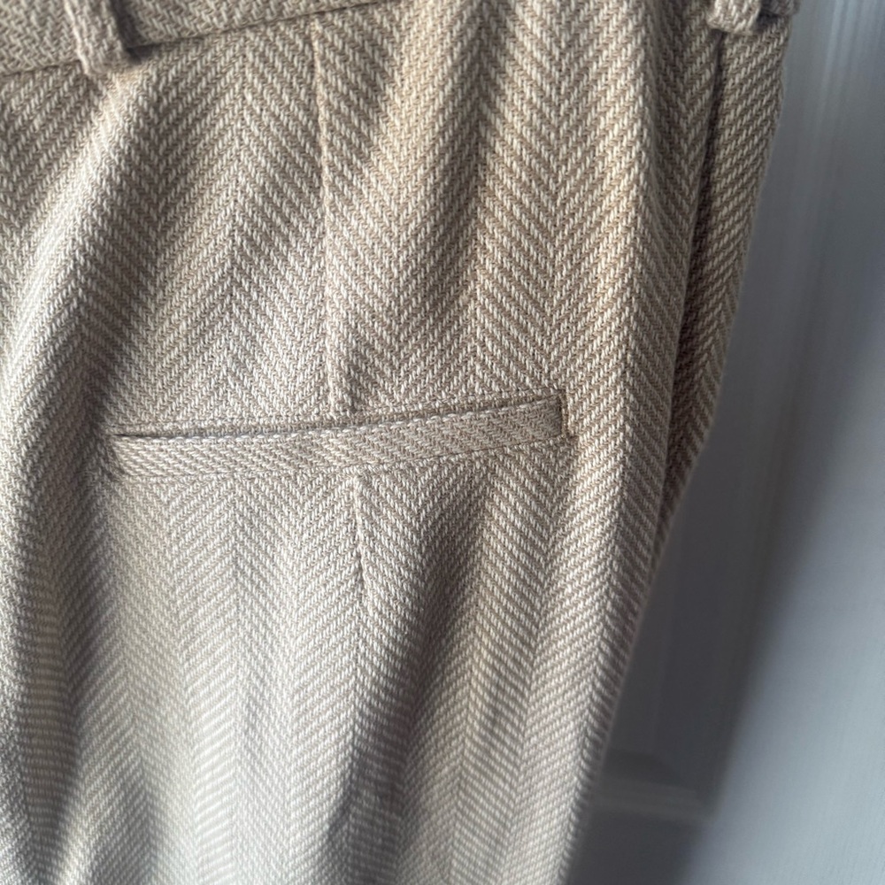 Banana Republic Norfolk linen cotton wide leg trouser fully lined (not BR outlet - Picture 7 of 12